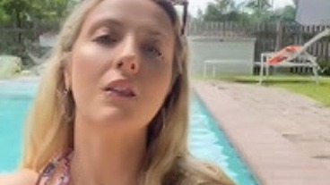 Soaking My New Bikini - Finger-Fucking My Wet Pussy by the Pool