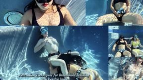 Relaxation Techniques for Breathhold Training with Kendra James- Underwater Pussy Eating 4K