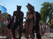 Sexy Jeny Smith at Christopher Street Day parade at Cologne. With Public Nude scenes.