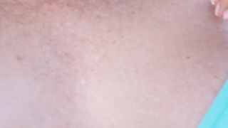 Poolside Blowjob POV with Hot Babe Shaye Smalls - Huge Facial cum in Mouth!!