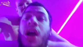 Brad Logan destroys his twink cub bareback in raw daddy bear anal