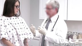 During a routine checkup, Maddy May is tempted by her twisted older doctor