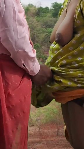 Captivating moment from &quot;Outdoor bhabhi fucket&quot;