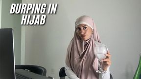 Burping in hijab