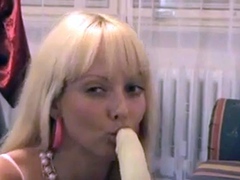 Big-Titted Webcam Girl Plays with Dildo and Fingers