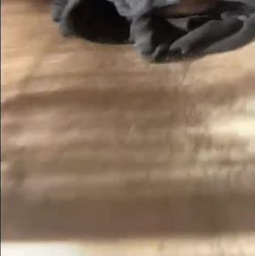 Smelling my rank manscent while jerking off with a big dick cum shooter
