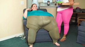 Tiffany is Fattened Until She's Immobile by Caramel Vixen *WMV*