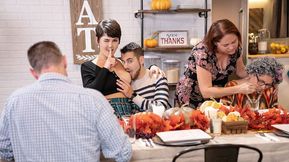 Trans Daisy Taylor barebacked at dinner