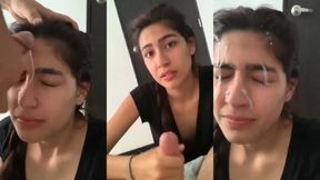 Baaji dhore girlfriend er mukhe cum bhore daowar MMS video clip