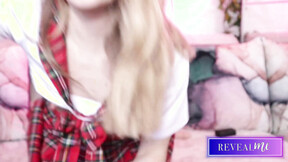 RevealMe  HOT STEPMOM IN SAILOR UNIFORM MASTURBATES WITH TOYS, FINGERS, & SUCKS