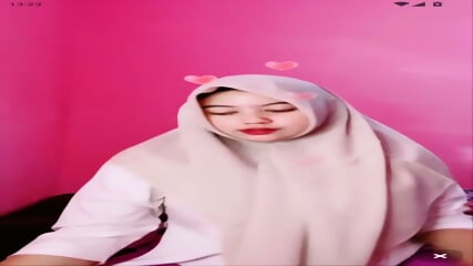 ( TELEGRAM : TANTEMELA ) Nana Hijab Solehot Malemnya Pamer Susu Pulen