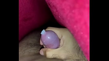 Handjob self made by Indian 9 inch penis