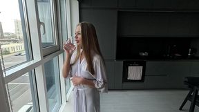 cool morning sex with sexy blonde dina joy