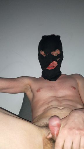 Foot sucking by fetish in balaclava PL