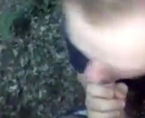 Fat Outdoor Amateur Blowjob