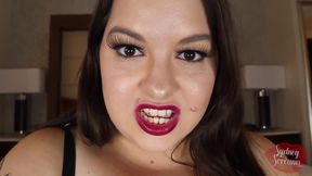 Hungry Giantess Plays with Her Food