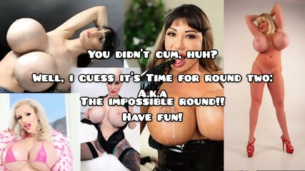 Ultimate edging challenge silicone tit bimbo edition
