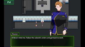 Curvy wife's big tits captivate armored suit Solgante during live gameplay