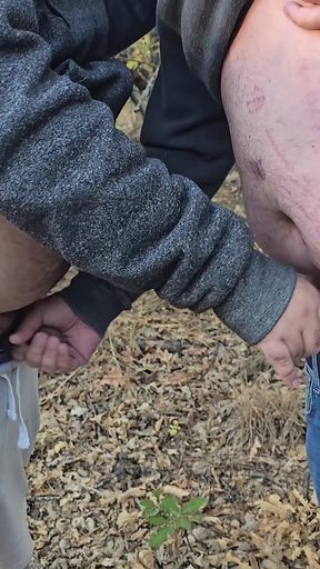 Fat Bears Suck Each Other's Cocks in the Forest