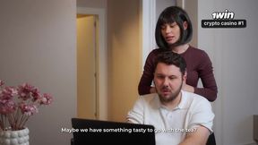 Secretary MariMoore's Wild Encounter with Her Boss While His Wife is Nearby!