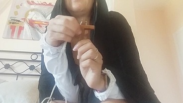the nun is really vulgar! listen to what she says!