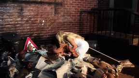 Threesome with Amy Azurra a slut with firm tits gets fucked