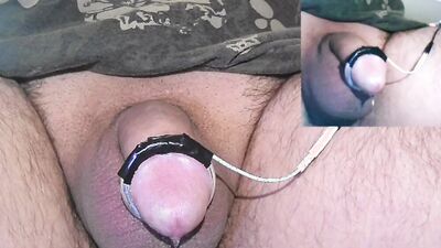 30 minutes of pure pleasure e-stim with a lot of wetness and a massive cumshot