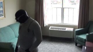 milking off in front of 1st floor motel window part two