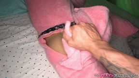 Pink Onesie Butt Flap Fiasco With Stepmom - WMV SD