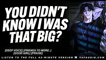 Deep-voiced friend reveals his hungness to girlfriend