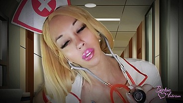 Barbie Anderson sexy enfermera transexual muy caliente