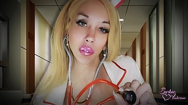 Barbie Anderson sexy enfermera transexual muy caliente