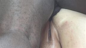 Big ass office secretary in mini dress gets fingered and pussy fucking by the boss black cock cum