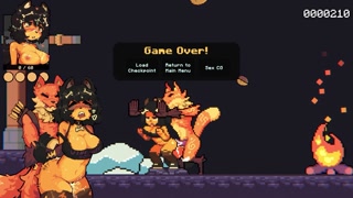 Gamer Struggles Furry game (all scene Furry Fox and Furry Dragon)