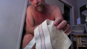 yoga meditation on my hairy ass and feet