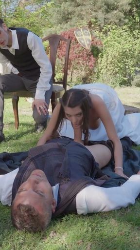 BRIDE4K. Please, Cum all over me on my Wedding   Clip 2