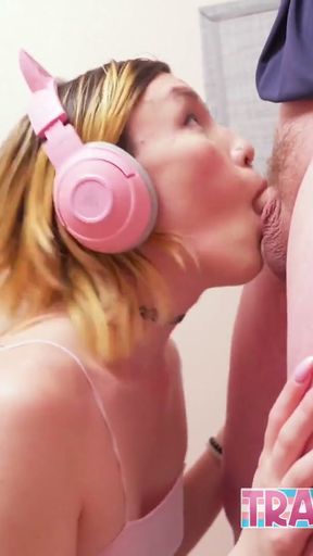 Trans Teen Riley Ivy Gets Anal For Being Lazy   Clip 1