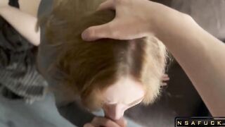 I Watched Netflix with a Hot Blonde and Cum in Mouth