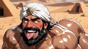 Sumerians Hold Gay Orgy in Hot Desert - Gay Boy Hentai Animation Yaoi Anime
