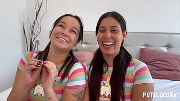 PutaLocura - Dos bellezas colombianas Melisa Tetona y Natalie se tragan toda la lefa de Torbe