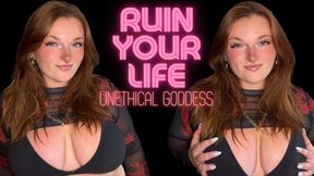 Ruin Your Life - Unethical Findom Manipulation Homewreck Financial Domination Goddess Worship Loser Degradation Verbal Humiliation