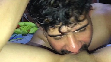 Sexo real apasionado con la nueva puta sucia de mi mujer me da una rica mamada profunda descuidada y le gusta montar mi polla y termina con mi semen adentro del coño - Amateur Nora Milf - Andy