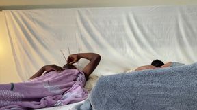 Wife Tried to Stay Faithful, but Couldn't Oppose Husband Best Friend Big Black Cock Part 1