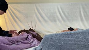 Wife Tried to Stay Faithful, but Couldn't Oppose Husband Best Friend Big Black Cock Part 1