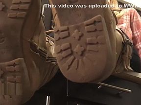 Clean my boots right now