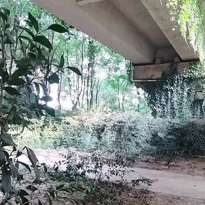 Get naked under a busy viaduct