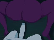 Moon Elf Fucks Dark Elf Rough at Sword Point Outside in Field At Night Hentai Cartoon Animation