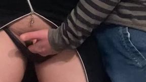 Omg!!! Stranger in Crowded Subway - Pussy Fingering