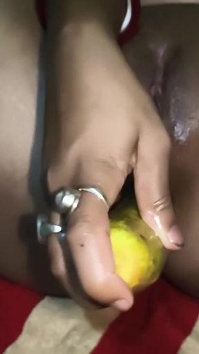 Naughty Deshi Bhabi enjoying vegetable with bedroom   Clip 3