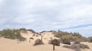 Lilys Adventure BIG SHOCK in the Middle of the Dunes